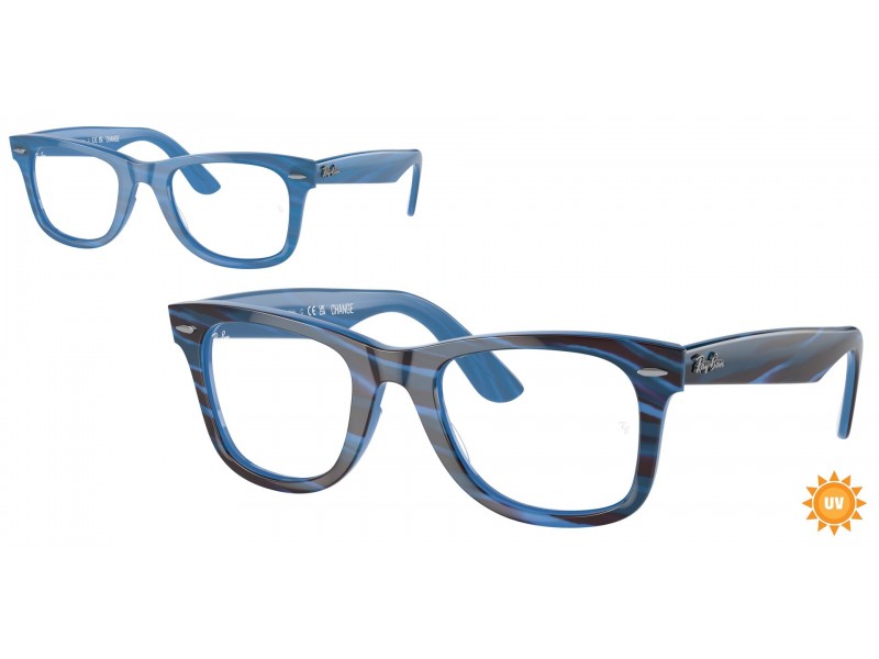 Ray-Ban RX4340V Wayfarer - kék DEMO lencse