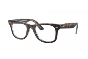 Ray-Ban RX4340V 8401 WAYFARER EASE Dark Havana On Multicolour DEMO LENS szemüveg