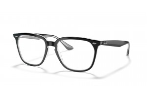 Ray-Ban RX4362V 2034 fekete átlátszó keret - demo lencse