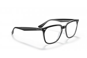 Ray-Ban RX4362V 2034 fekete átlátszó keret - demo lencse