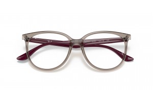 Ray-Ban RX4378V 8083 átlátszó szürke női szemüvegkeret