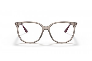 Ray-Ban RX4378V 8083 átlátszó szürke női szemüvegkeret