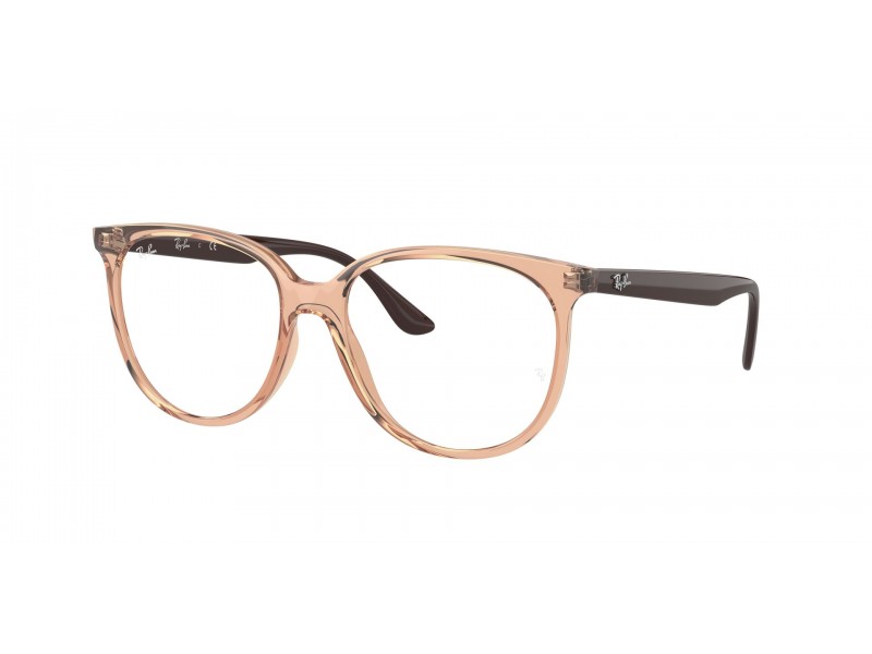 Ray-Ban RX4378V 8172 transparent barna szemüveg