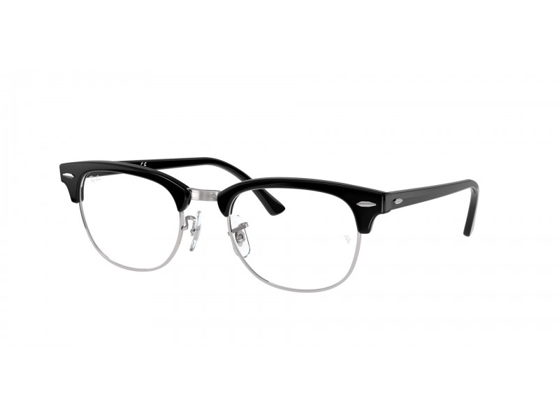 Ray-Ban RX5154 Clubmaster Black On Silver (demo lencse)