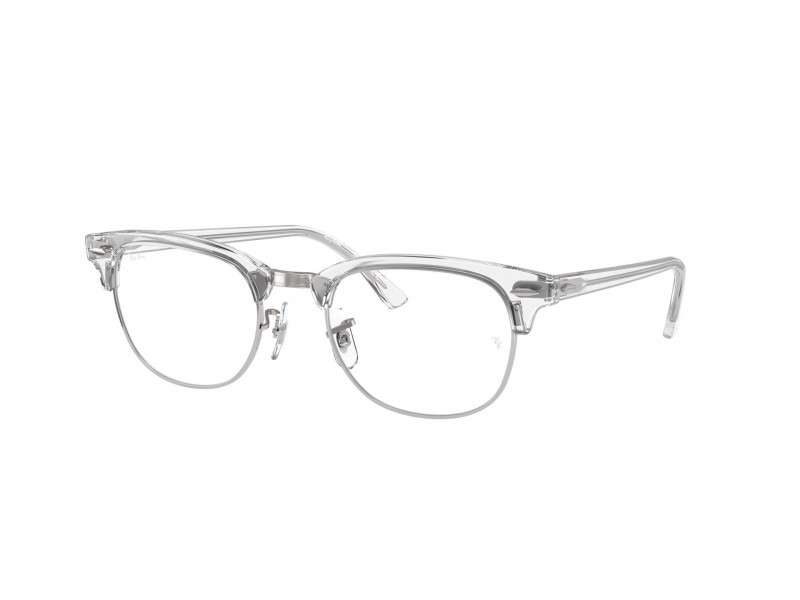 Ray-Ban RX5154 Clubmaster fehér áttetsző demo lencse