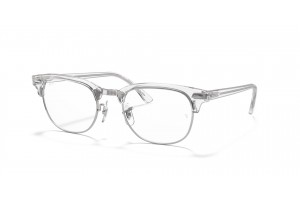 Ray-Ban RX5154 Clubmaster fehér áttetsző demo lencse