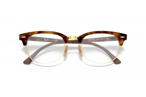 Ray-Ban RX5154 Clubmaster Red Havana - demó lencse