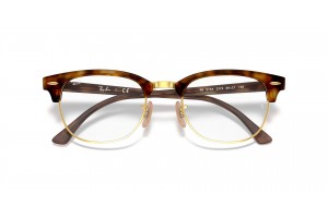 Ray-Ban RX5154 Clubmaster Red Havana - demó lencse