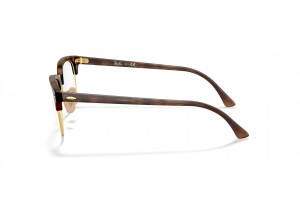 Ray-Ban RX5154 Clubmaster Red Havana - demó lencse