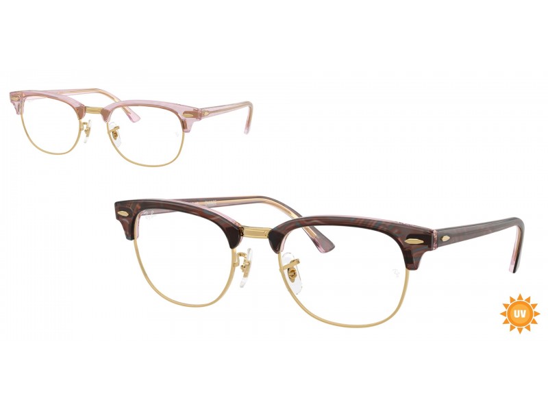 Ray-Ban RX5154 Clubmaster lila DEMO lencse