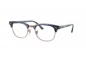 Ray-Ban RX5154 8374 CLUBMASTER Striped Blue DEMO LENS szemüveg
