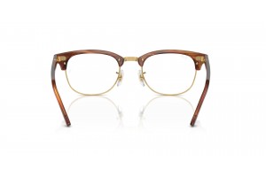 Ray-Ban RX5154 CLUBMASTER csíkos barna - DEMO lencse