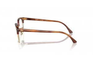 Ray-Ban RX5154 CLUBMASTER csíkos barna - DEMO lencse