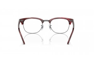 Ray-Ban RX5154 CLUBMASTER Striped Red - demo lencse