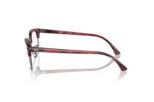 Ray-Ban RX5154 CLUBMASTER Striped Red - demo lencse