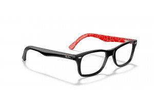 Ray-Ban RX5228 2479 fekete-piros szemüveg (DEMO lencse)