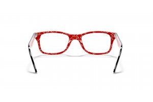 Ray-Ban RX5228 2479 fekete-piros szemüveg (DEMO lencse)