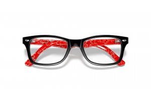 Ray-Ban RX5228 2479 fekete-piros szemüveg (DEMO lencse)