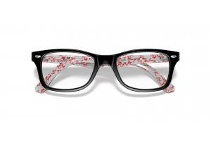 Ray-Ban RX5228 5014 Black On White szemüveg
