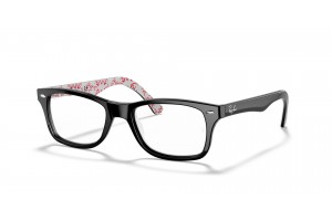Ray-Ban RX5228 5014 Black On White szemüveg