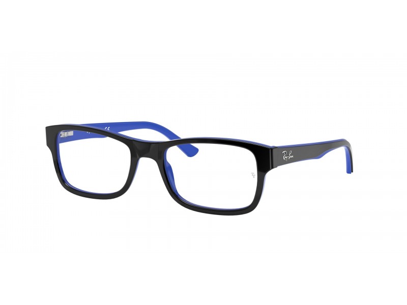 Ray-Ban RX5268 Black On Blue DEMO LENS