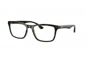 Ray-Ban RX5279 5974 Havana zöld szemüveg (demó lencse)