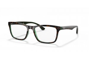 Ray-Ban RX5279 5974 Havana zöld szemüveg (demó lencse)