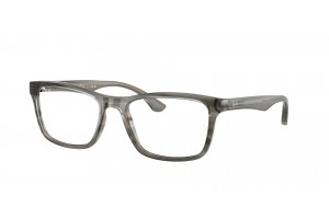 Ray-Ban RX5279 8453 Striped Grey DEMO LENS szemüveg