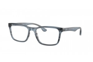 Ray-Ban RX5279 8456 Striped Blue - DEMO LENS
