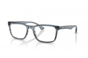 Ray-Ban RX5279 8456 Striped Blue - DEMO LENS
