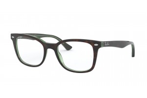 Ray-Ban RX5285 2383 Havana On Green DEMO LENS szemüveg
