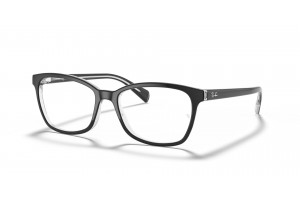 Ray-Ban RX5362 2034 fekete/átlátszó demo lencse