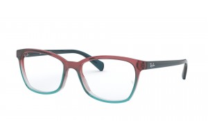 Ray-Ban RX5362 5834 Burgundy White & Blue DEMO LENS szemüveg
