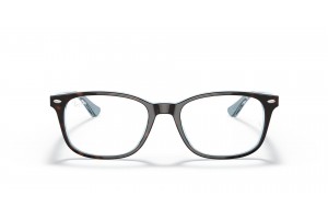 Ray-Ban RX5375 5883 Havana — világoskék demo