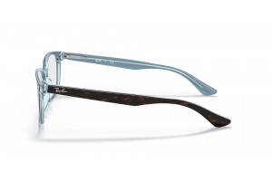 Ray-Ban RX5375 5883 Havana — világoskék demo