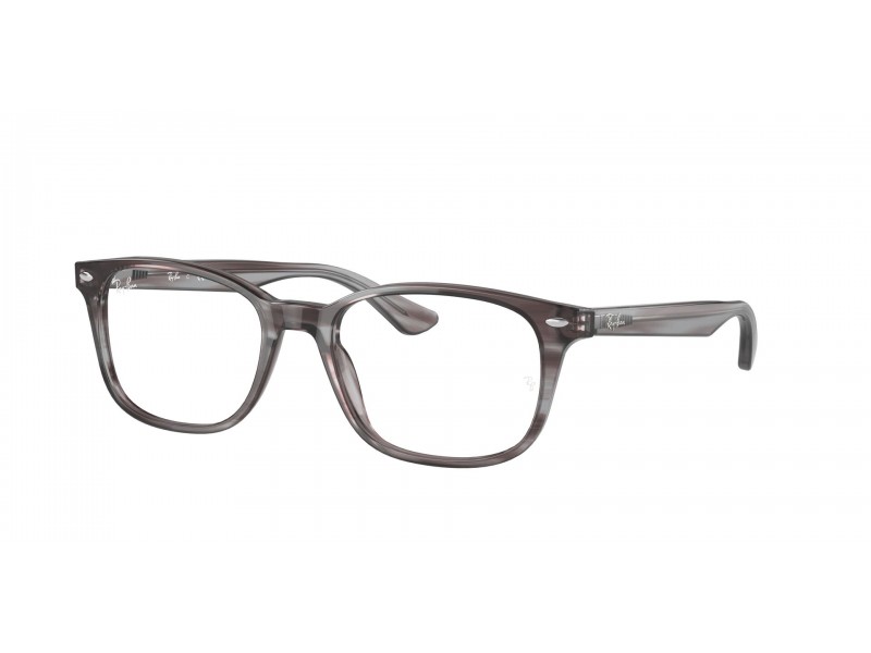 Ray-Ban RX5375 8055 Striped Grey - demo lencse
