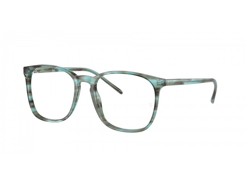 Ray-Ban RX5387 8362 csíkos zöld - demo lencse