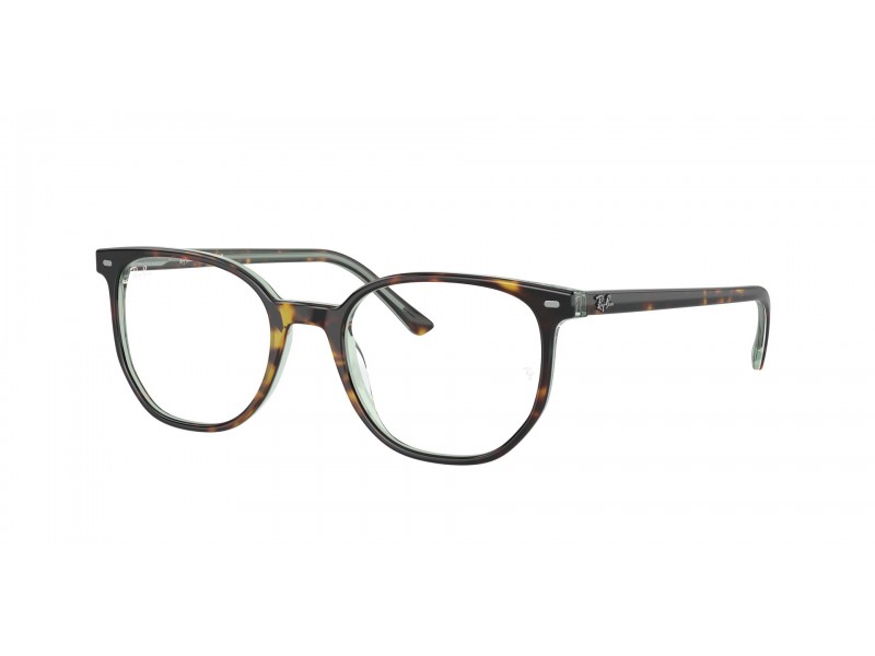 Ray-Ban RX5397 ELLIOT Havana — átlátszó zöld demo