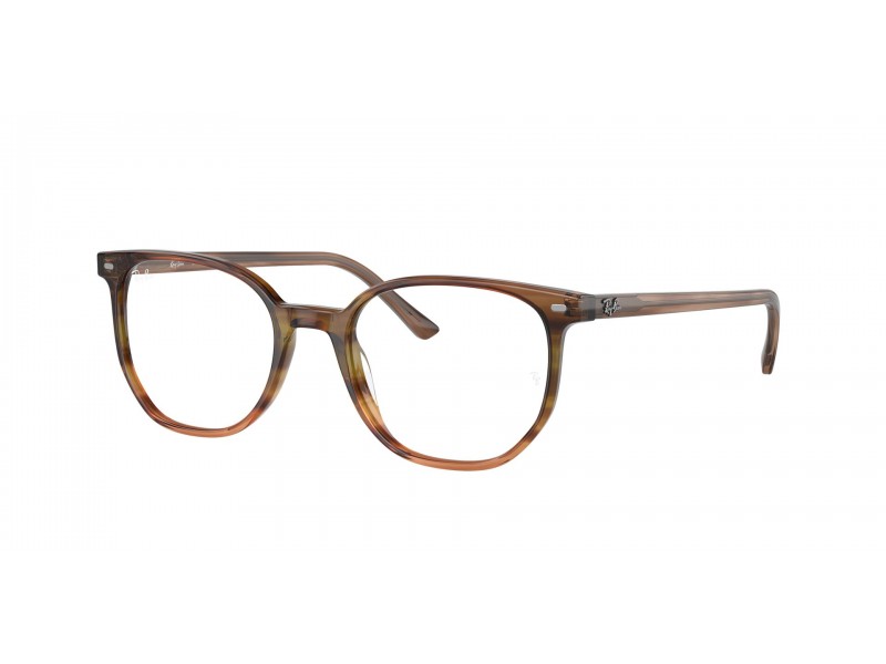 Ray-Ban RX5397 ELLIOT csíkos barna–zöld szemüveg