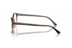 Ray-Ban RX5417 8251 barna-piros csíkos szemüveg