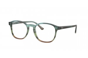 Ray-Ban RX5417 8252 Striped Blue & Green DEMO LENS szemüveg