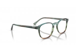 Ray-Ban RX5417 8252 csíkos kék-zöld szemüveg (DEMO)