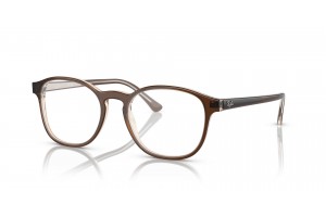 Ray-Ban RX5417 8365 Brown On Transparent