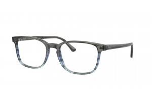 Ray-Ban RX5418 8254 Striped Grey & Blue DEMO LENS szemüveg