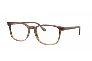 Ray-Ban RX5418 8255 Striped Brown & Green DEMO LENS szemüveg