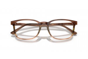 Ray-Ban RX5418 8255 csíkos barna-zöld szemüveg