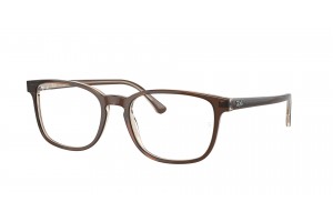 Ray-Ban RX5418 8365 Brown On Transparent Light Brown DEMO LENS szemüveg