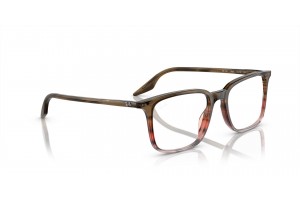 Ray-Ban RX5421 8251 csíkos barna-vörös szemüveg