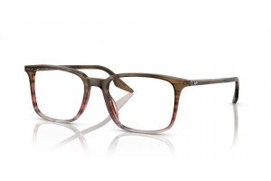 Ray-Ban RX5421 8251 csíkos barna-vörös szemüveg
