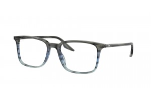 Ray-Ban RX5421 8254 csíkos szürke-kék keret